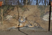 Graffiti Tierpark Berlin Tiger
