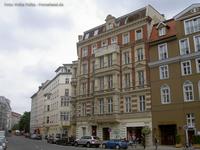 Altbauten an der Inselstraße am Schulze-Delitsch-Platz