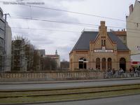 Empfangsgebäude am Bahnhof Prenzlauer Allee