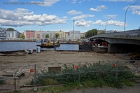 Baustelle Elsenbrücke Abriss