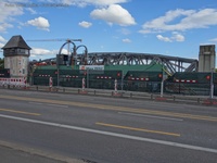 Baustelle Elsenbrücke Abriss