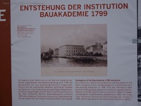 Bauakademie Berlin Infotafel