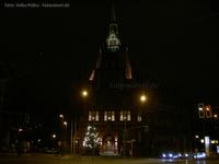 Rathaus Lichtenberg bei Nacht
