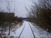 Roederbahn am Anschluss Roeder - Industriebahn Lichtenberg