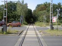 Neukölln-Mittenwalder Eisenbahn an der Johannisthaler Chaussee