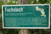 Kallinchen Fuchsloch FKK Infotafel