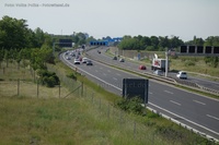 Autobahn A 113 am BER Henschelbahn