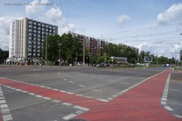 Kreuzung Allee der Kosmonauten Rhinstraße
