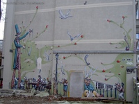 Mural Baulücke Ostkreuz