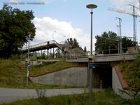 Bahnsteigbrücke Fußgängertunnel Fernbahnsteig Bahnhof Karlshorst