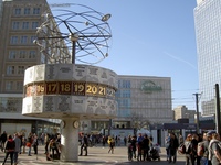 Berlin Weltzeituhr Alexanderplatz