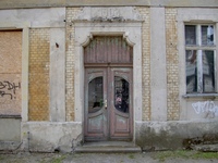Rüdersdorf altes Haus mit Laden