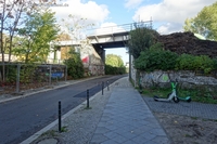 Eisenbahnbrücke Victoriastadt Abriss