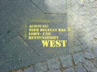 Berliner Mauer Tarifgebiet West