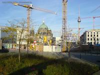 Baustelle am Schinkelplatz in Berlin-Friedrichswerder
