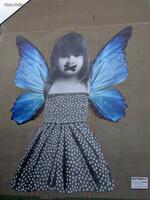 Mural Butterfly Friedrichshain
