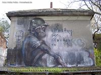 Streetart und Graffiti und Murals