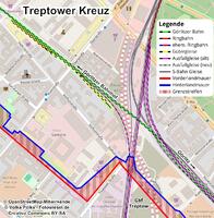 Treptowerkreuz Map