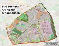 Straßennetz von Alt-Hohenschönhausen